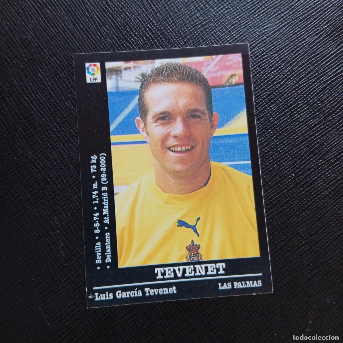 Cromos de f&uacute;tbol: 303 TEVENET LAS PALMAS PANINI 00 01 CROMO FUTBOL LIGA 2000 2001 - SIN PEGAR - A31 PG280