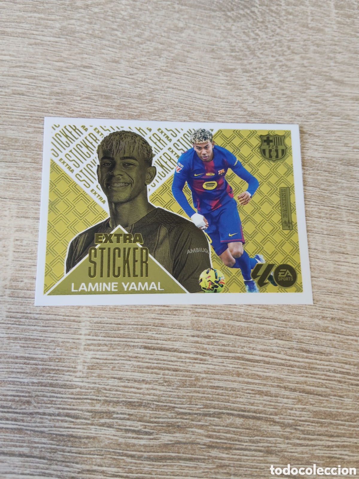 Cromos de Futebol: Lamine Yamal Barcelona extra sticker oro liga 2026 2027 26 27 ediciones este