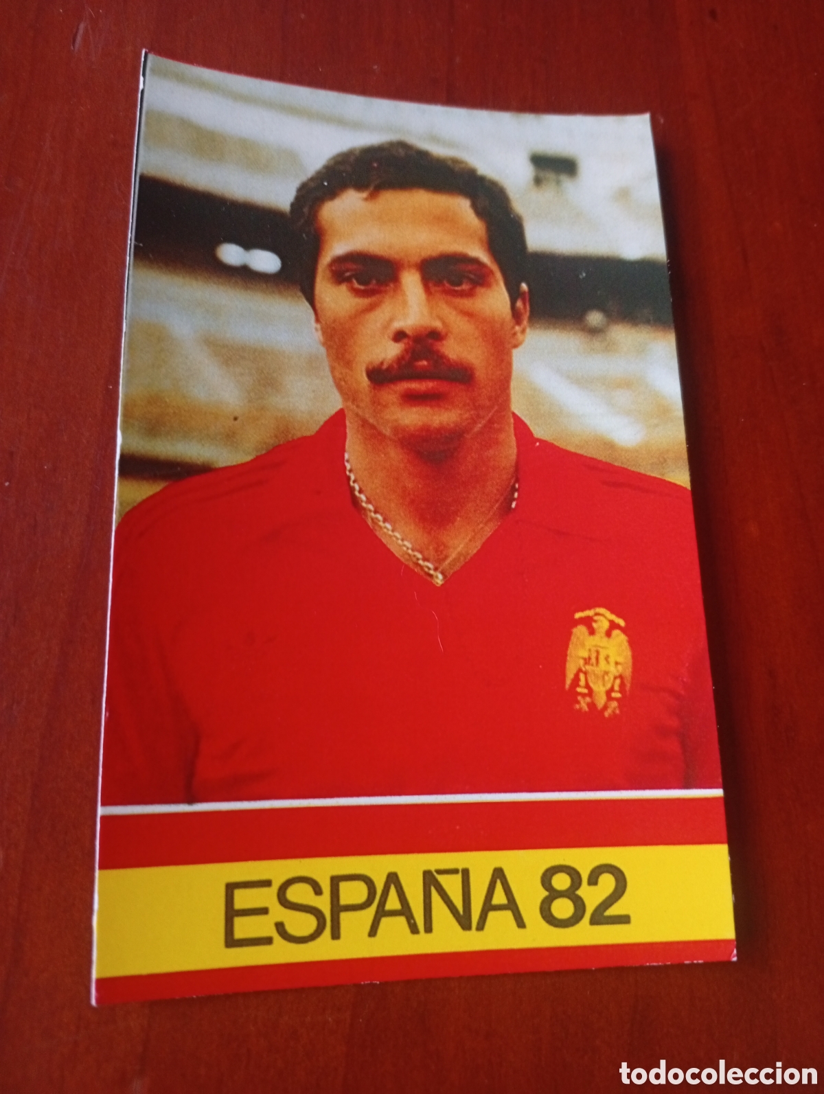 Cromos de Futebol: ALBUM PORTA FICHAS DE LA SELECCION NACIONAL ESPA&Ntilde;OLA ESPA&Ntilde;A 82 FICHA CROMO TARJETA SAN JOSE