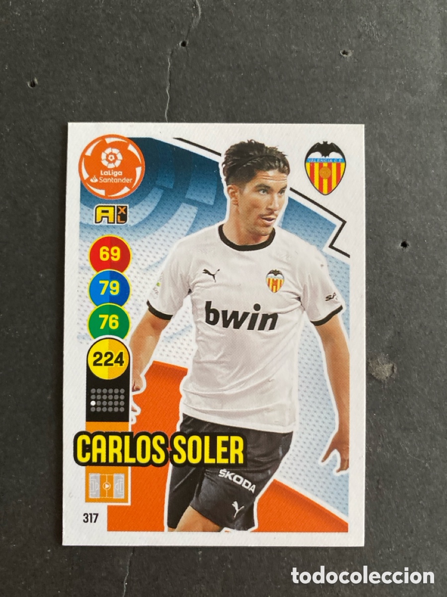 Cromos de f&uacute;tbol: Cromo Adrenalyn liga 20/21 Valencia N* 317