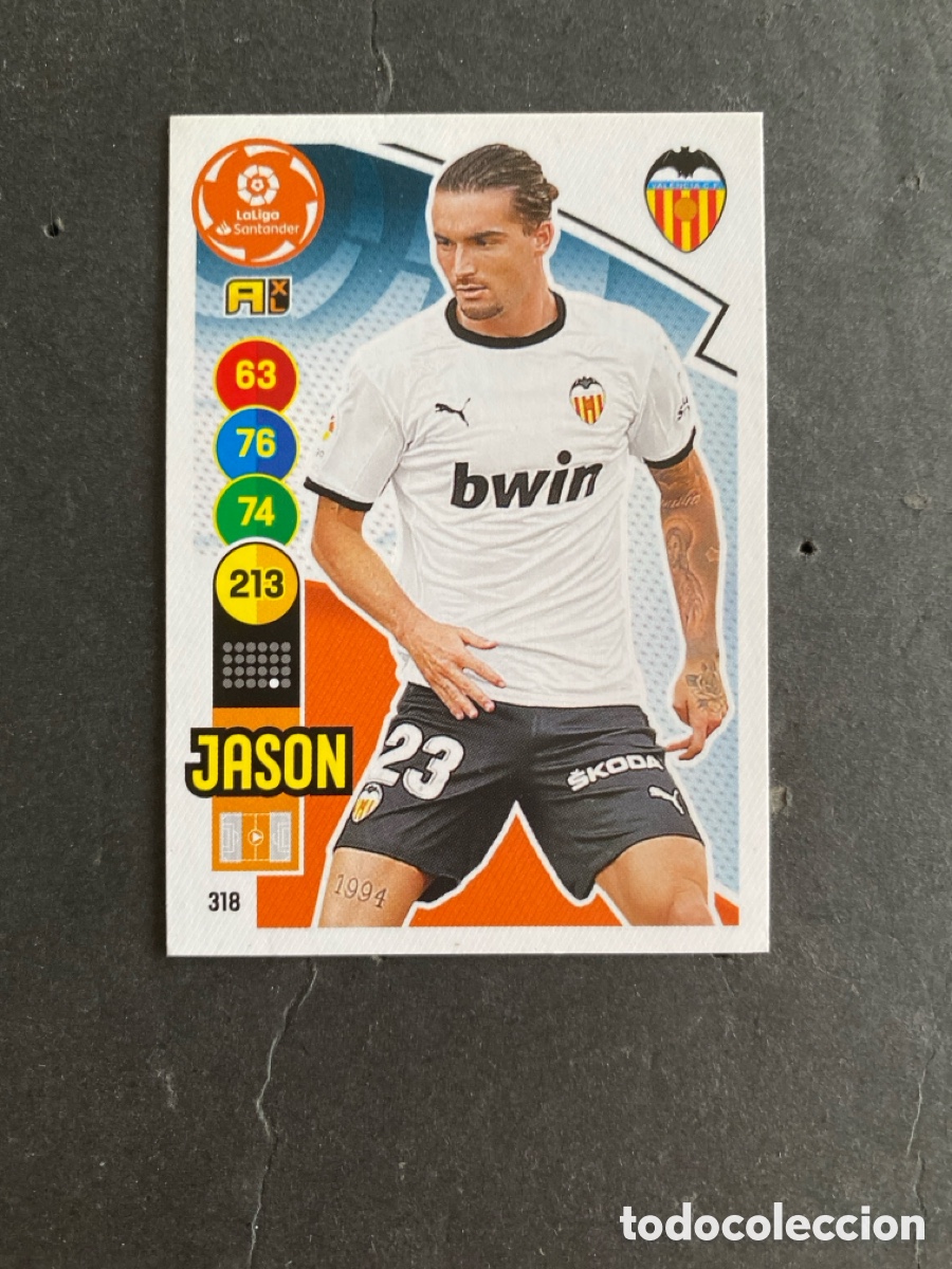 Cromos de f&uacute;tbol: Cromo Adrenalyn liga 20/21 Valencia N* 318