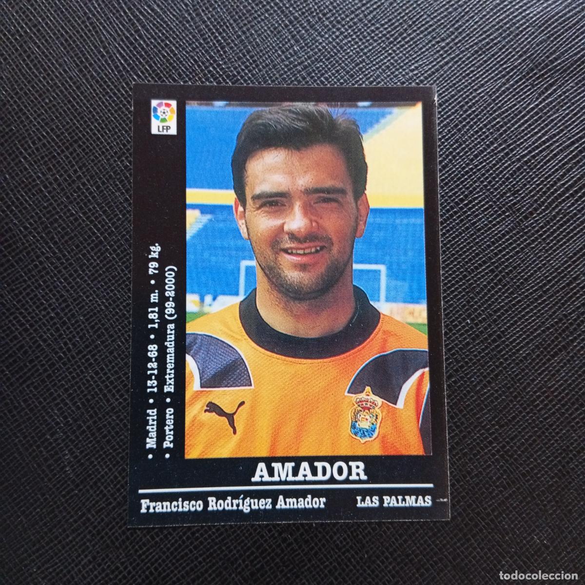 Cromos de f&uacute;tbol: 306 AMADOR LAS PALMAS PANINI 00 01 CROMO FUTBOL LIGA 2000 2001 - SIN PEGAR - A31 PG289