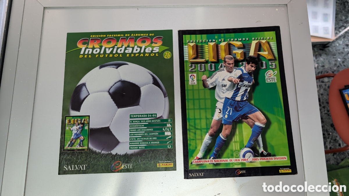 Cartes &agrave; collectionner de Football: ALBUM FACSIMIL SALVAT LIGA ESTE 2004/05 04 05 CROMOS INOLVIDABLES FUTBOL ESPA&Ntilde;OL BUEN ESTADO
