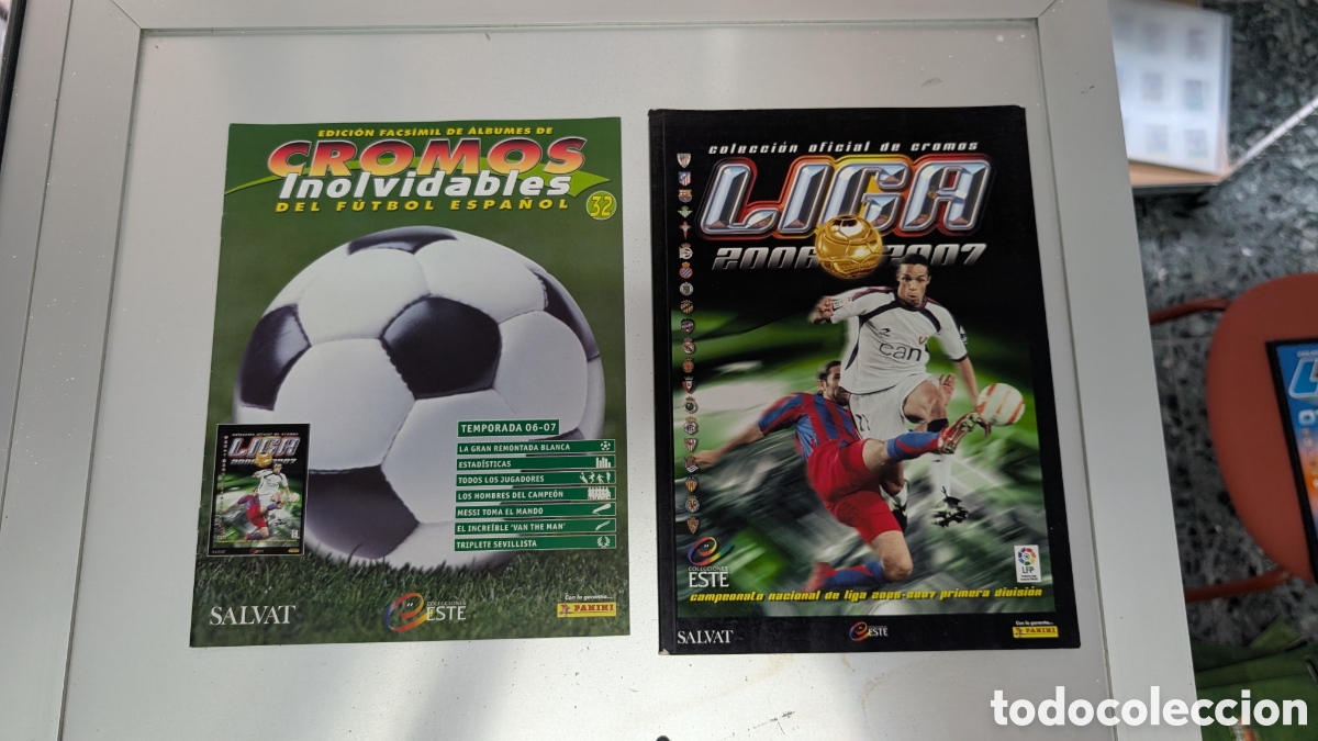 Cartes &agrave; collectionner de Football: ALBUM FACSIMIL SALVAT LIGA ESTE 2006/07 06 07 CROMOS INOLVIDABLES FUTBOL ESPA&Ntilde;OL BUEN ESTADO