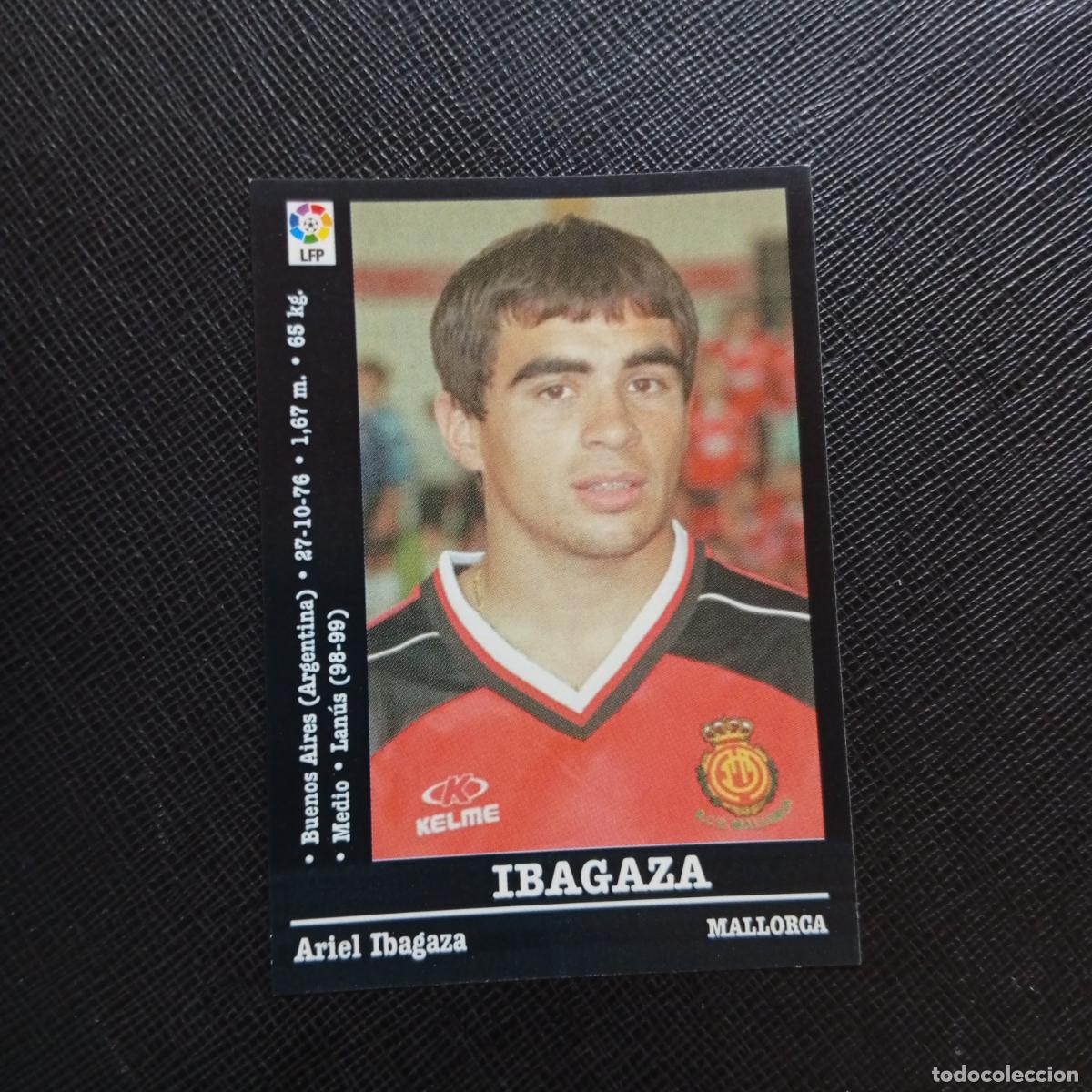 Cromos de f&uacute;tbol: 164 IBAGAZA MALLORCA PANINI 00 01 CROMO FUTBOL LIGA 2000 2001 - SIN PEGAR - A31 PG298