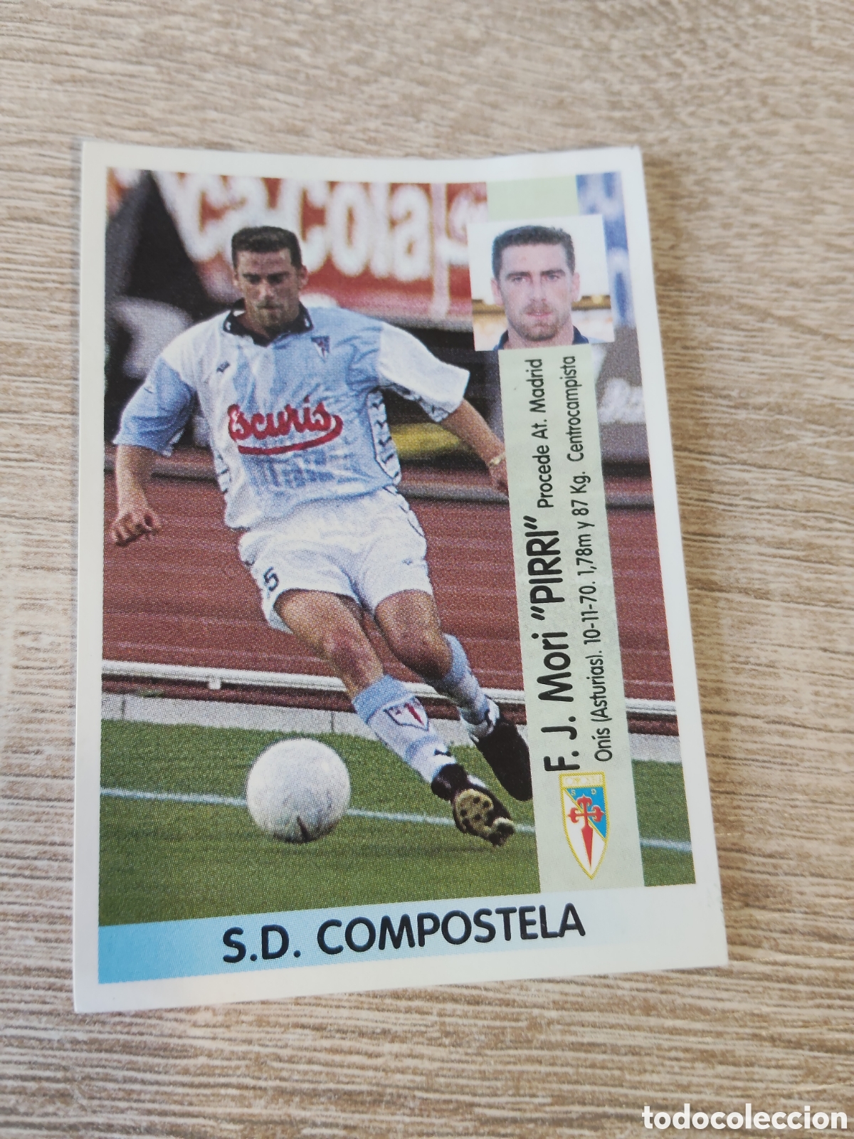 Cromos de f&uacute;tbol: Panini liga 1996 1997 96 97 148 A Pirri Compostela