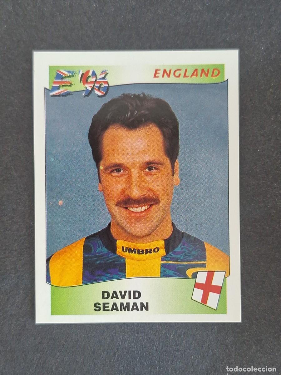 Cromos de f&uacute;tbol: L2 DAVID SEAMAN SELECCION INGLATERRA 37 EUROCOPA 1996 EURO 96 PANINI NUNCA PEGADO SIN PEGAR
