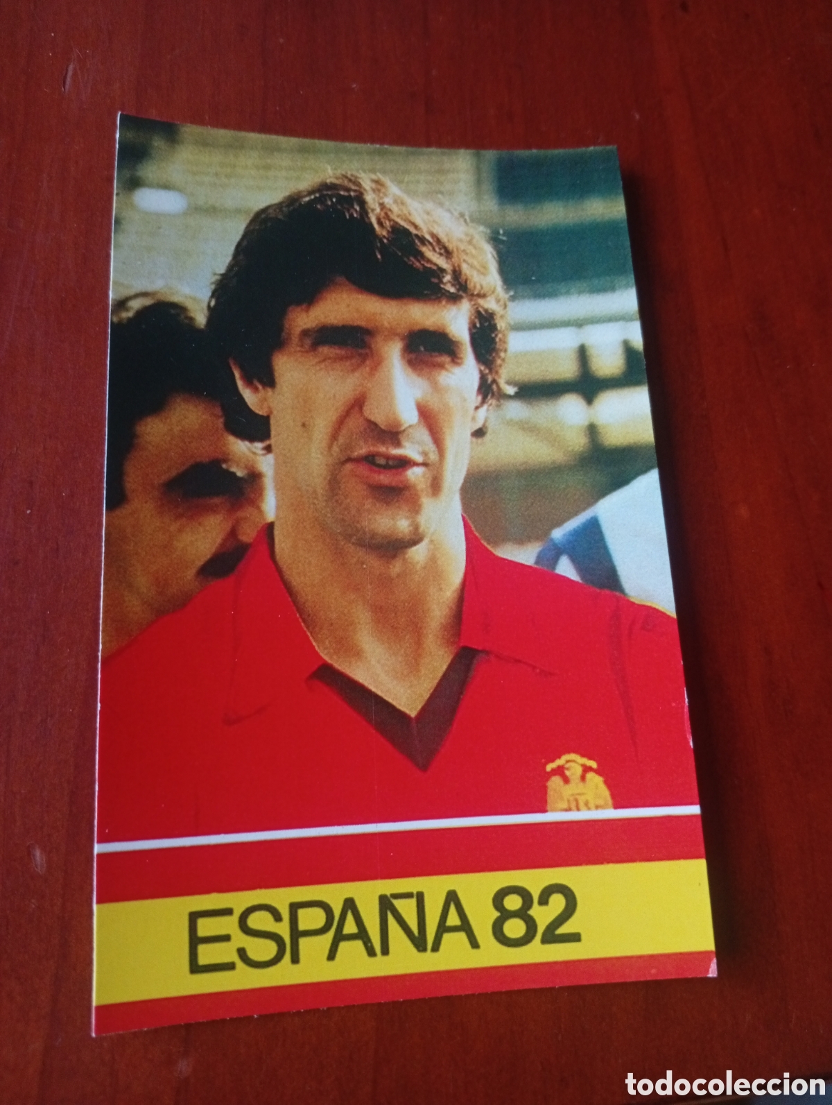 Cromos de f&uacute;tbol: ALBUM PORTA FICHAS DE LA SELECCION NACIONAL ESPA&Ntilde;OLA ESPA&Ntilde;A 82 FICHA CROMO TARJETA MARA&Ntilde;ON