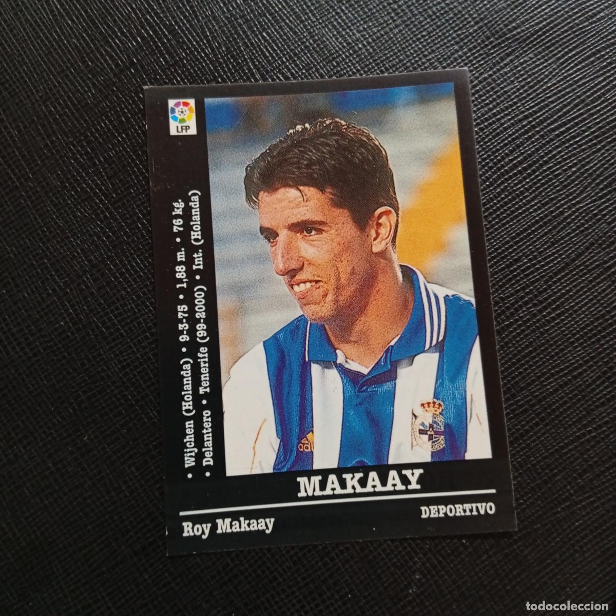 Cromos de f&uacute;tbol: 14 MAKAAY DEPORTIVO PANINI 00 01 CROMO FUTBOL LIGA 2000 2001 - SIN PEGAR - A31 PG298