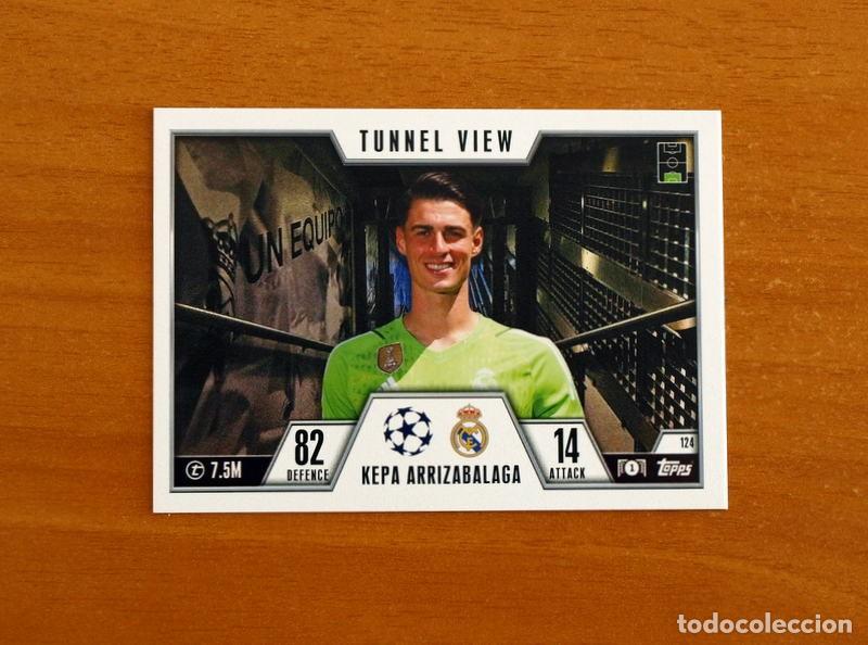 Cromos de f&uacute;tbol: Real Madrid -N&ordm; 124 Kepa Arrizabalaga -Tunnel View-Topps Match Attax Trading Card Game-2023-2024