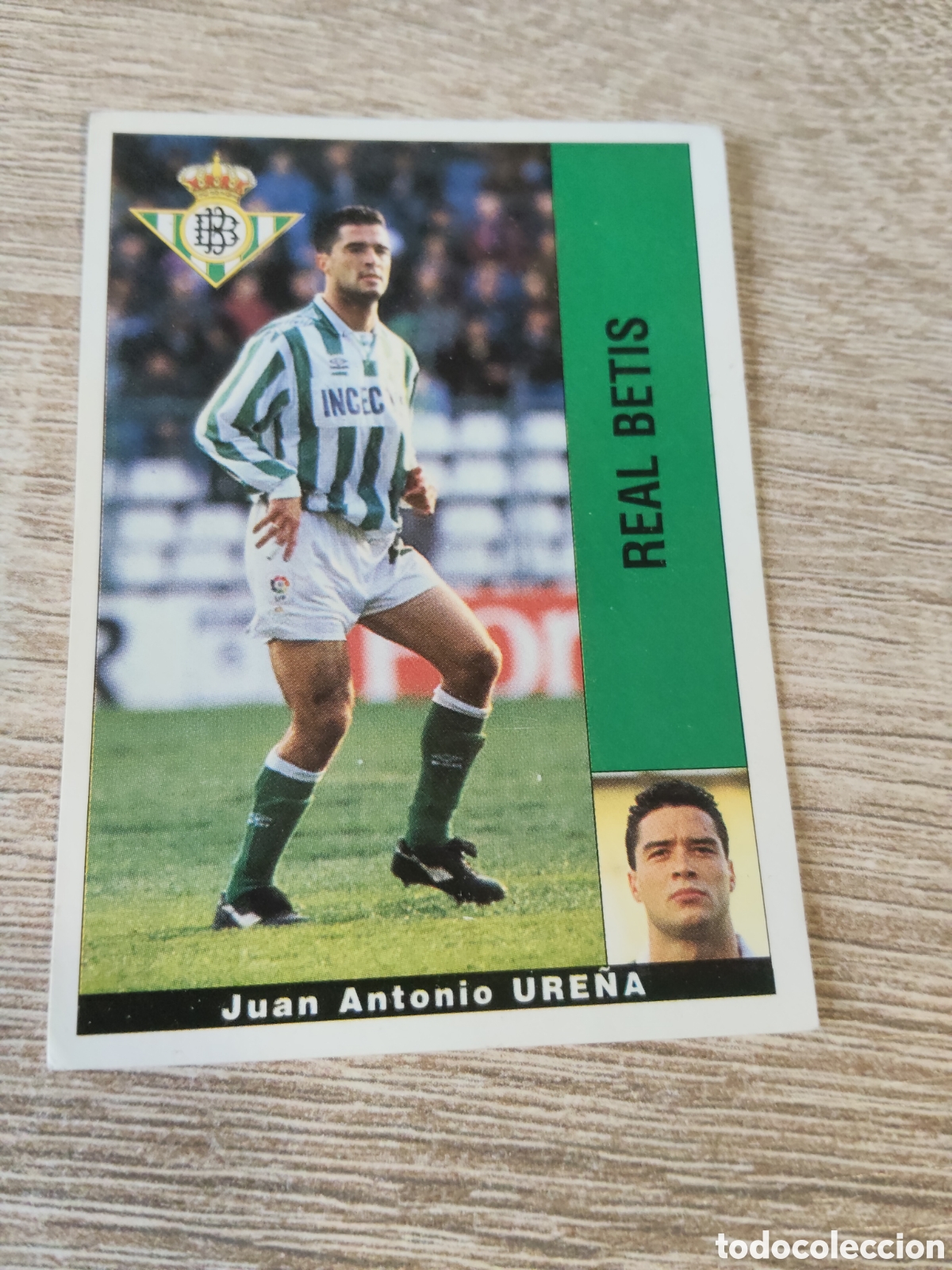 Cromos de f&uacute;tbol: Panini liga 1995 2996 95 96 Ure&ntilde;a Real Betis