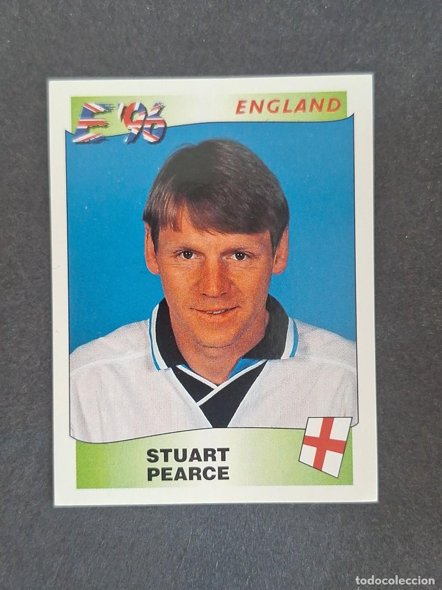 Cromos de f&uacute;tbol: L2 STUART PEARCE SELECCION INGLATERRA 41 EUROCOPA 1996 EURO 96 PANINI NUNCA PEGADO SIN PEGAR