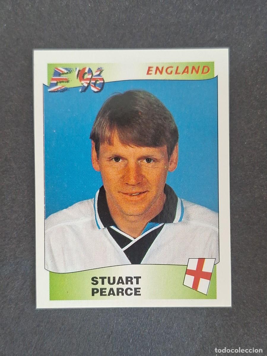 Cromos de f&uacute;tbol: L2 STUART PEARCE SELECCION INGLATERRA 41 EUROCOPA 1996 EURO 96 PANINI NUNCA PEGADO SIN PEGAR