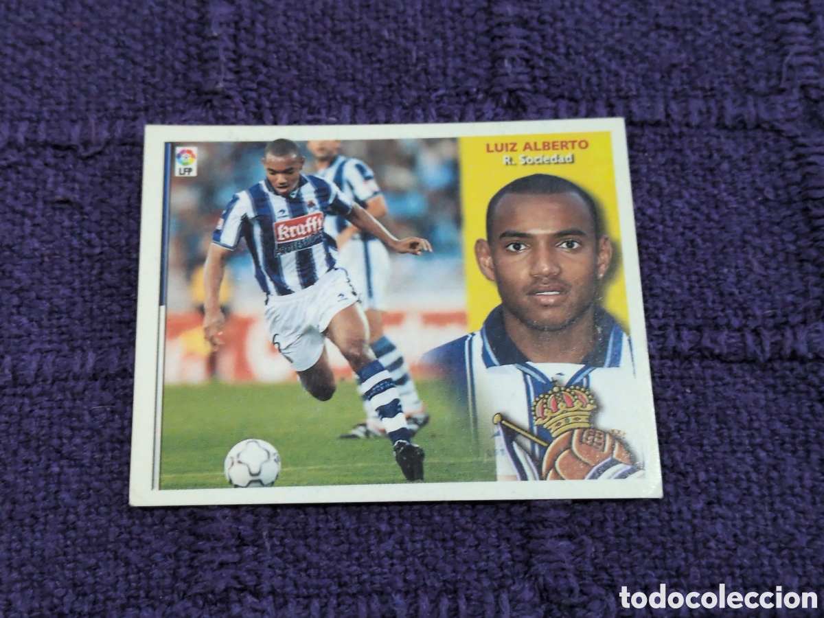 Cartes &agrave; collectionner de Football: LUIZ ALBERTO REAL SOCIEDAD BAJA LIGA ESTE 2002/03 02 03 NUNCA PEGADO SIN PEGAR