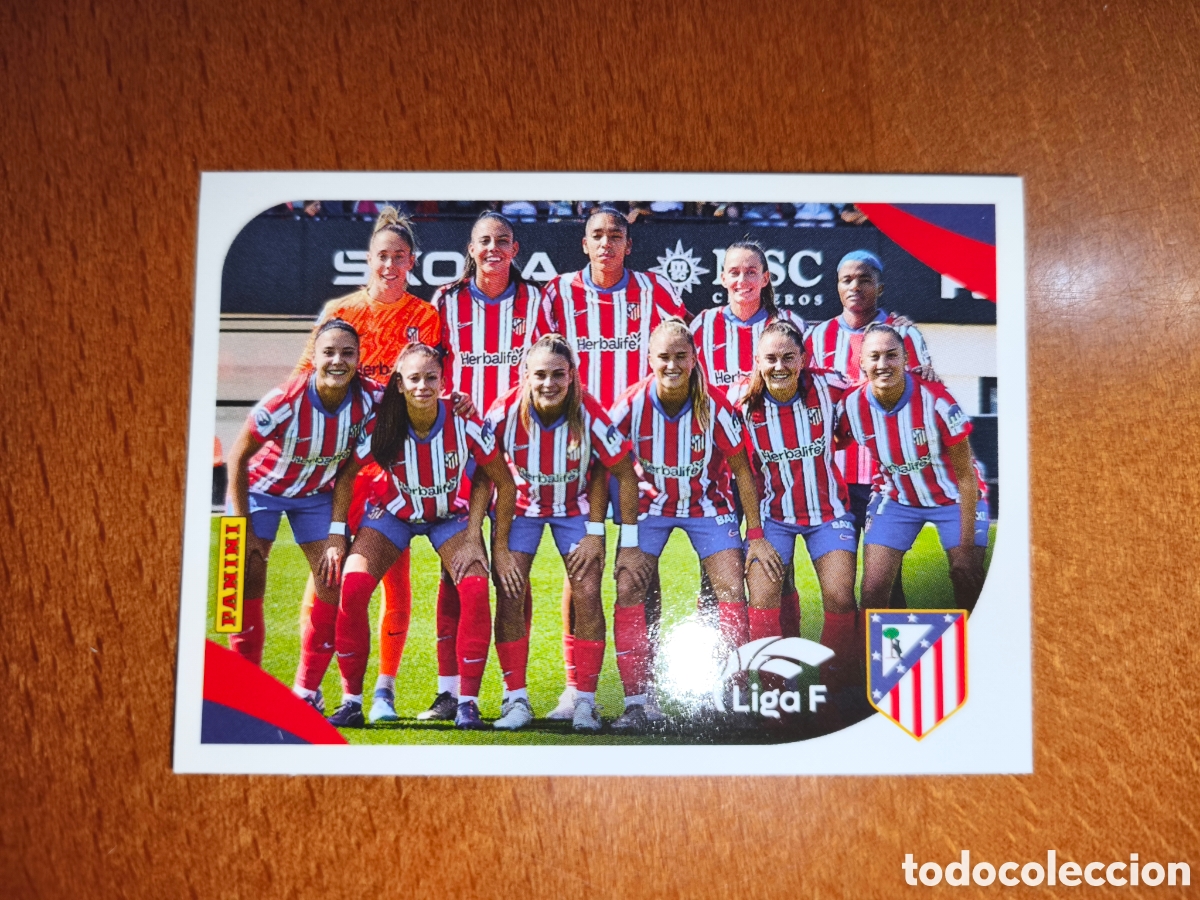 Cromos de f&uacute;tbol: Alineaci&oacute;n Atl&eacute;tico De Madrid Femenino n&deg;23 liga femenina f 24/25
