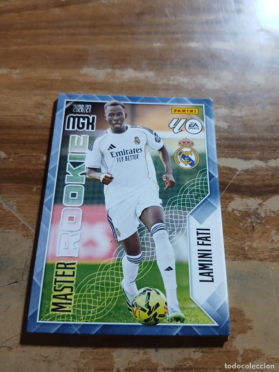 Cromos de f&uacute;tbol: CARD MEGACRACKS TEMPORADA 26/27: MASTER ROOKIE LAMINI FATI, N&deg; 416