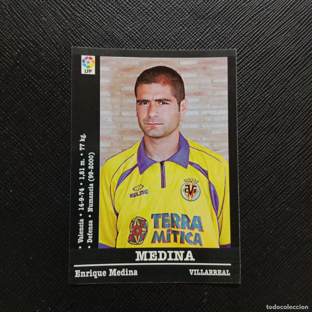 Fu&szlig;ball-Sticker: 327 MEDINA VILLARREAL PANINI 00 01 CROMO FUTBOL LIGA 2000 2001 - SIN PEGAR - A31 PG298