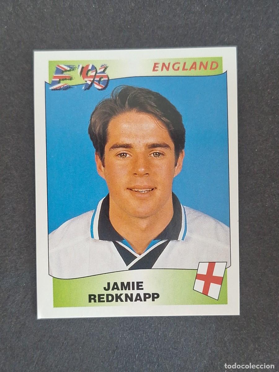 Cartes &agrave; collectionner de Football: L3 JAMIE REDKNAPP SELECCION INGLATERRA 43 EUROCOPA 1996 EURO 96 PANINI NUNCA PEGADO SIN PEGAR