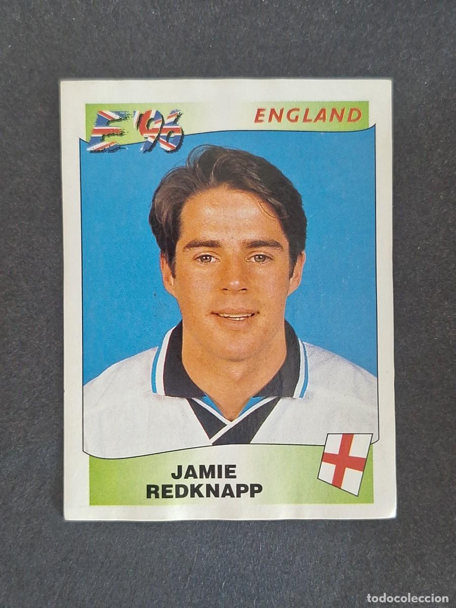 Cartes &agrave; collectionner de Football: L3 JAMIE REDKNAPP SELECCION INGLATERRA 43 EUROCOPA 1996 EURO 96 PANINI NUNCA PEGADO SIN PEGAR