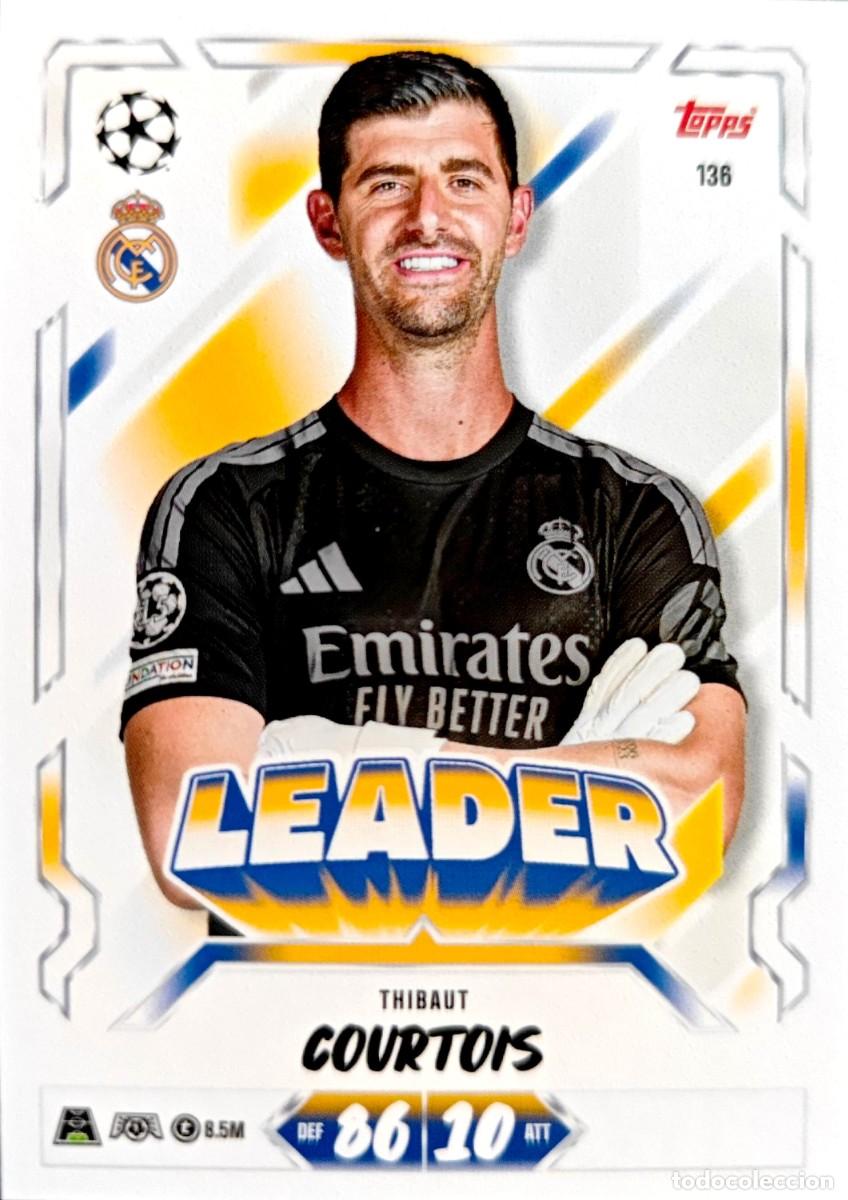 Cromos de f&uacute;tbol: 136 Thibaut Courtois - Real Madrid - TOPPS Match Attax 2026 2027 26 27