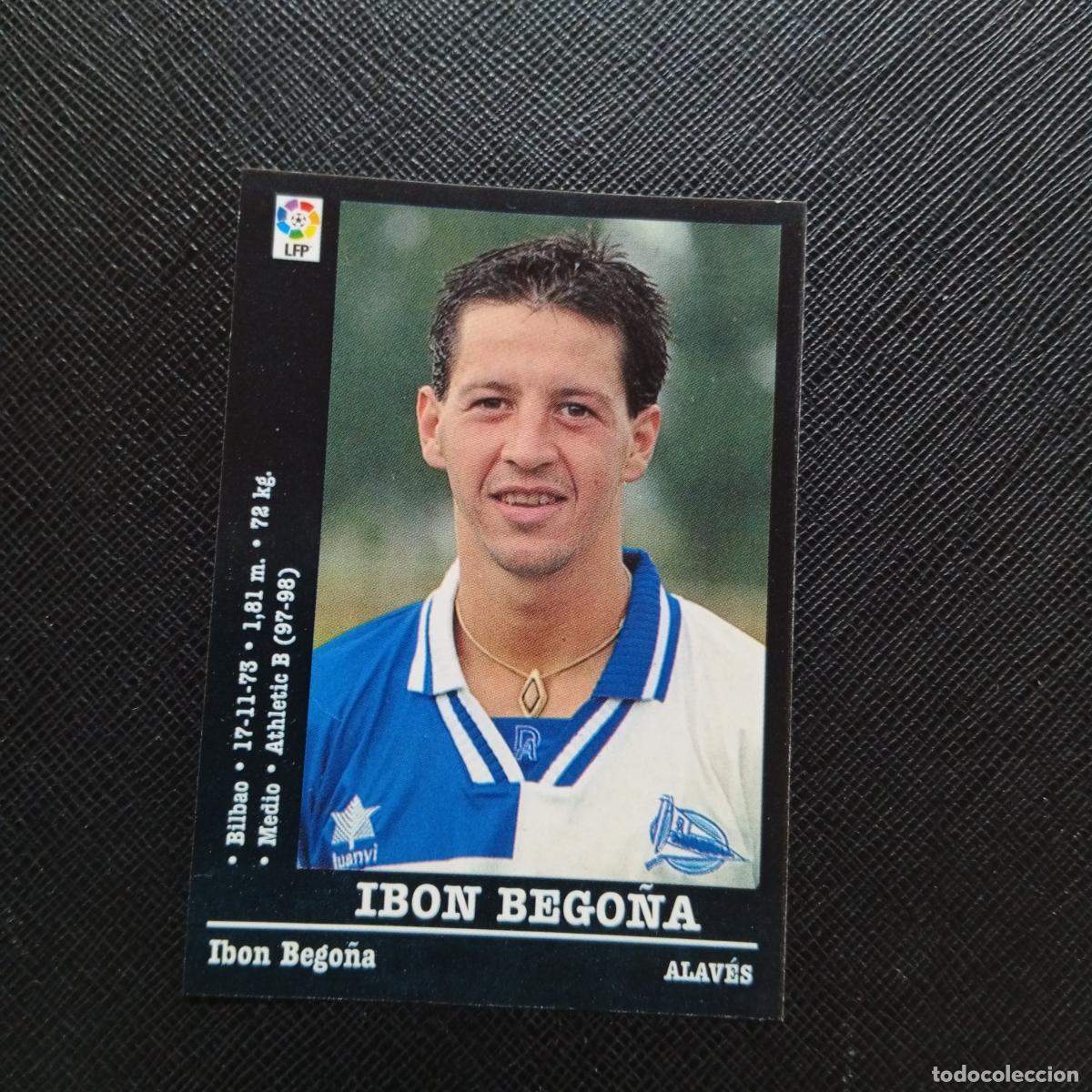Cromos de f&uacute;tbol: 98 IBON BEGO&Ntilde;A ALAVES PANINI 00 01 CROMO FUTBOL LIGA 2000 2001 - SIN PEGAR - A31 PG316