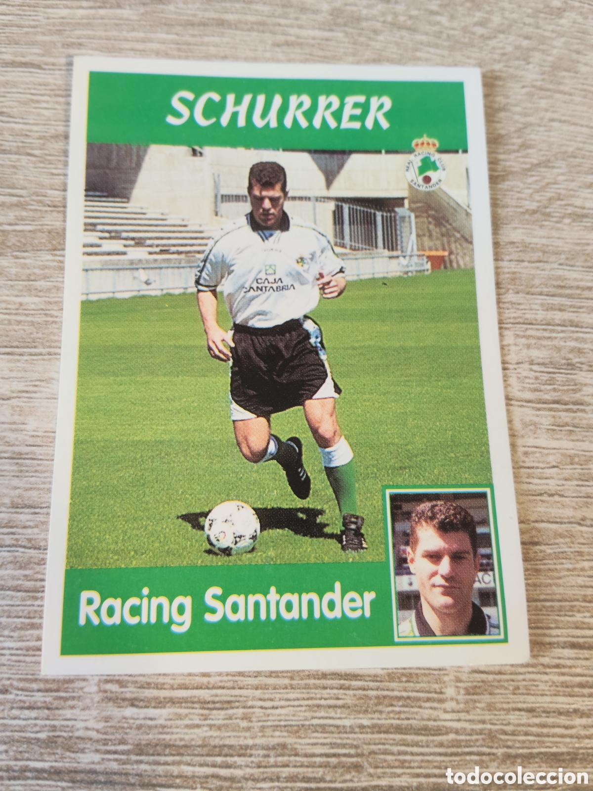 Cromos de f&uacute;tbol: Panini liga 1997 1998 97 98 197 Schurrer Racing de Santander