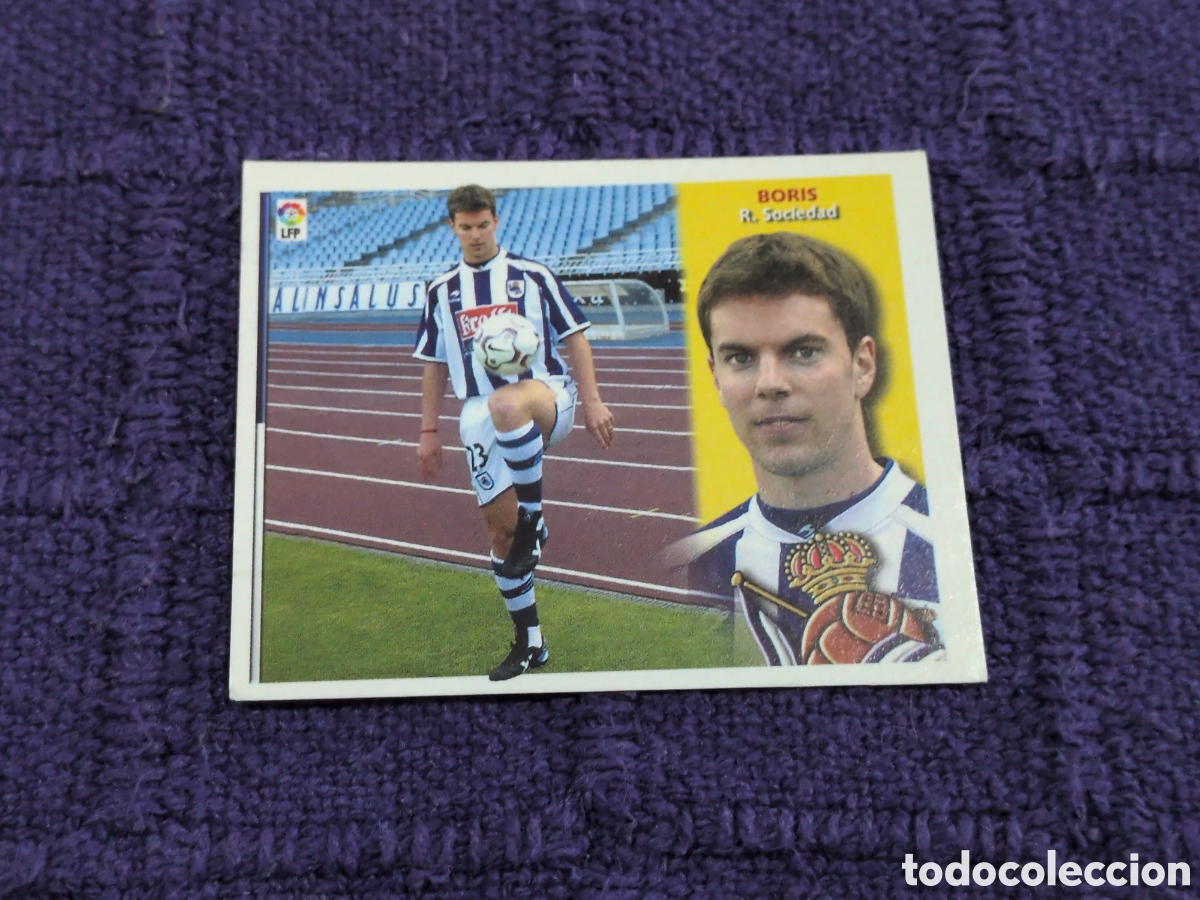 Cartes &agrave; collectionner de Football: BORIS REAL SOCIEDAD COLOCA LIGA ESTE 2002/03 02 03 NUNCA PEGADO SIN PEGAR