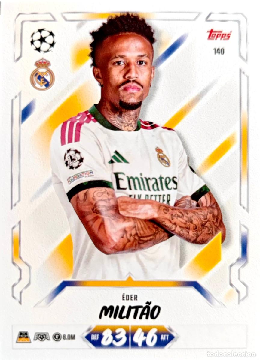Cromos de f&uacute;tbol: 140 Eder Militao - Real Madrid - TOPPS Match Attax 2026 2027 26 27