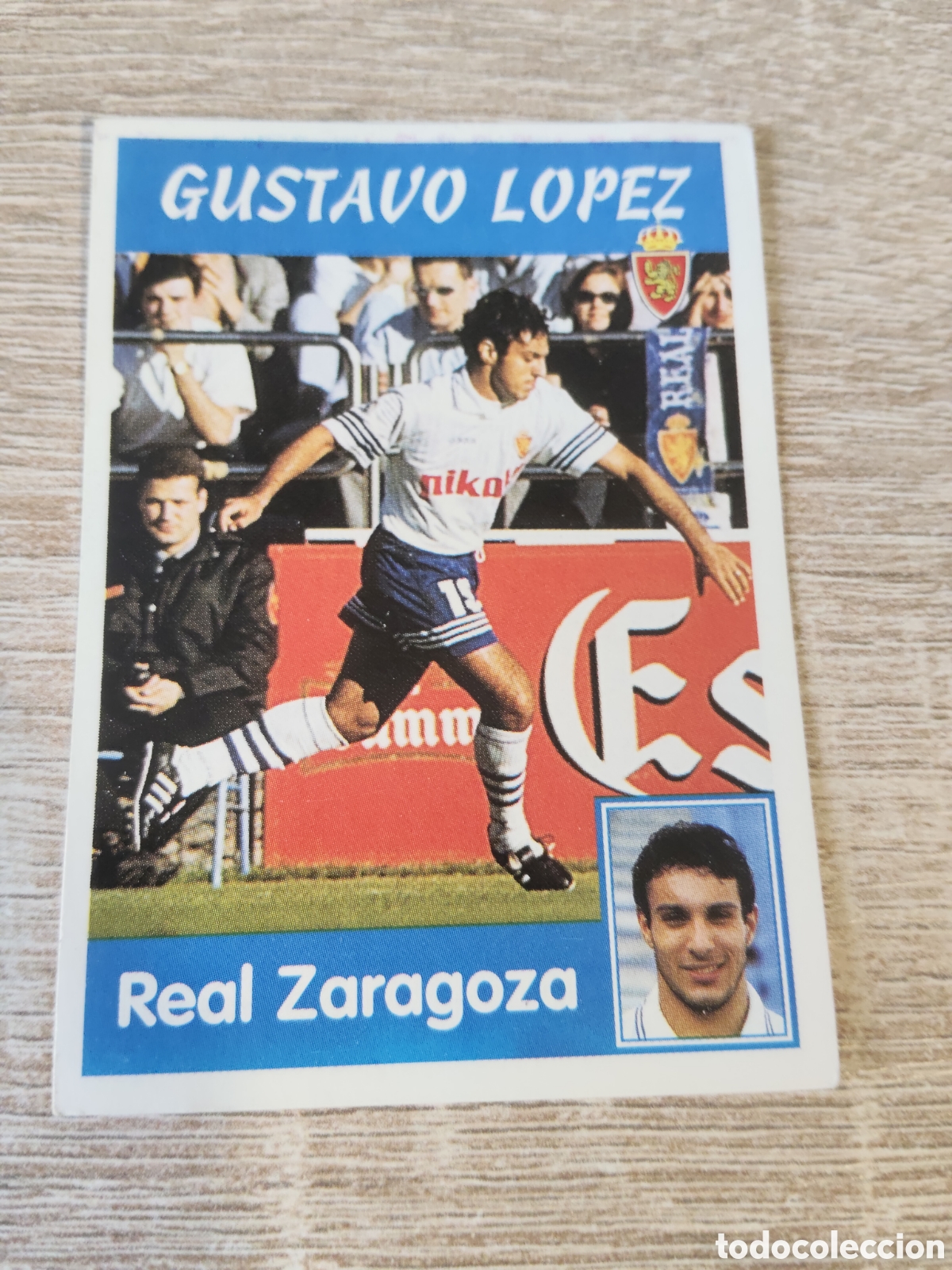 Cromos de f&uacute;tbol: Panini liga 1997 1998 97 98 220 Gustavo L&oacute;pez Real Zaragoza