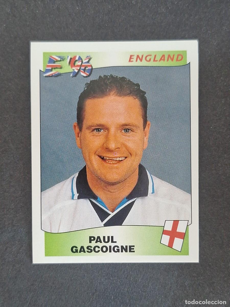 Cromos de f&uacute;tbol: L2 PAUL GASCOIGNE SELECCION INGLATERRA 45 EUROCOPA 1996 EURO 96 PANINI NUNCA PEGADO SIN PEGAR