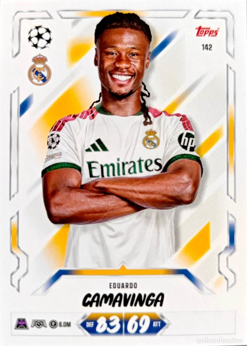 Cromos de f&uacute;tbol: 142 Eduardo Camavinga - Real Madrid - TOPPS Match Attax 2026 2027 26 27
