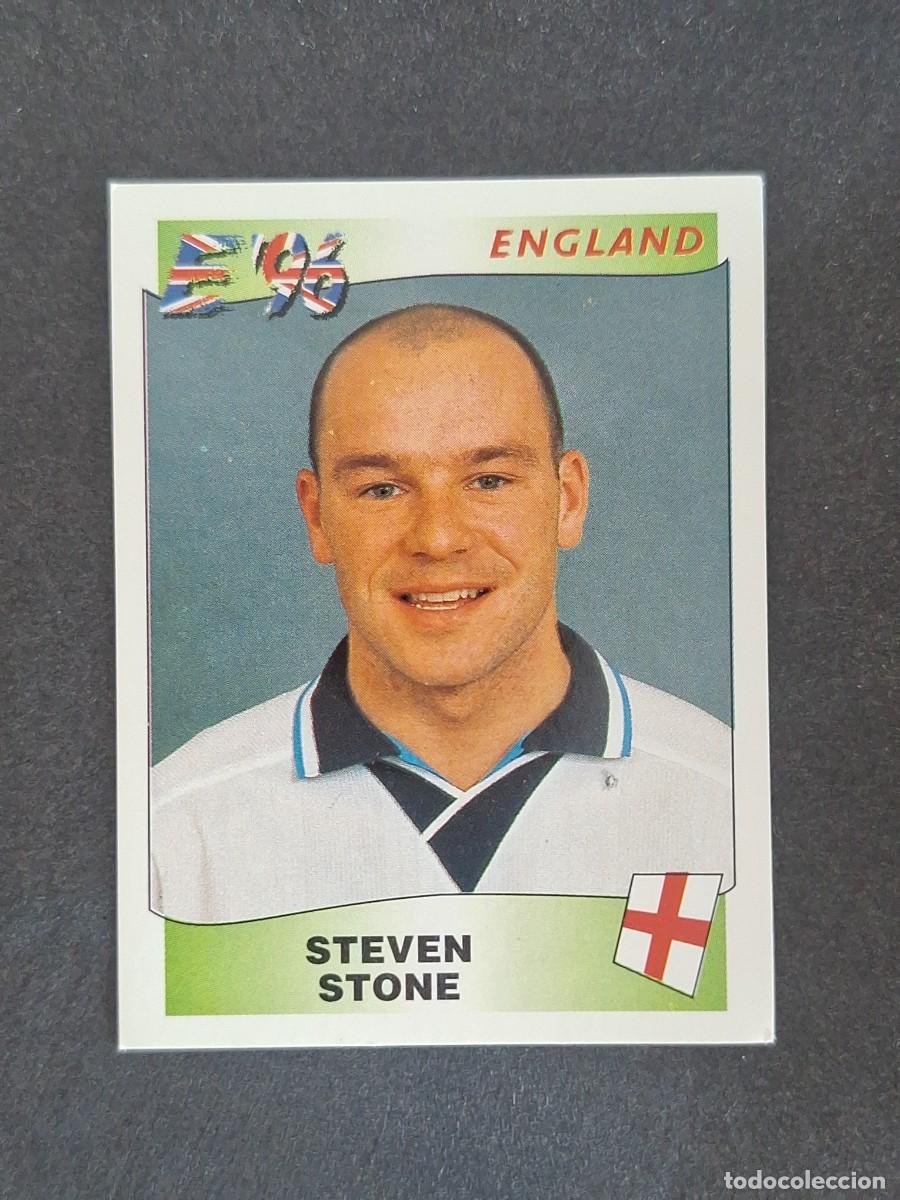 Cromos de f&uacute;tbol: L2 STEVEN STONE SELECCION INGLATERRA 46 EUROCOPA 1996 EURO 96 PANINI NUNCA PEGADO SIN PEGAR