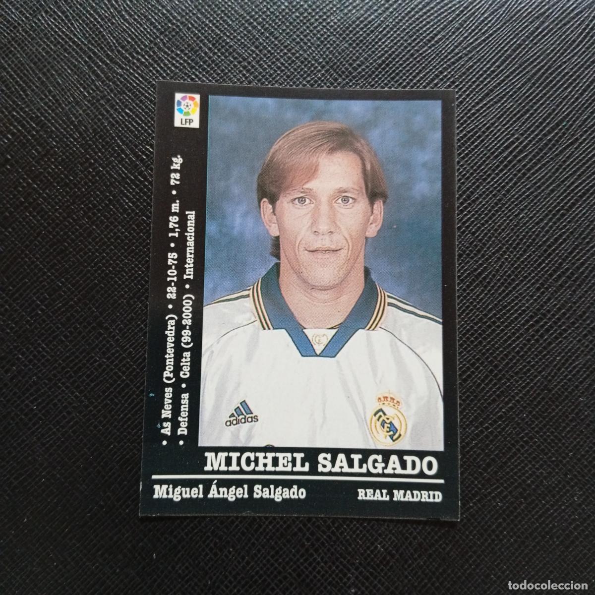 Cromos de f&uacute;tbol: 71 MICHEL SALGADO REAL MADRID PANINI 00 01 CROMO FUTBOL LIGA 2000 2001 - SIN PEGAR - A31 PG334