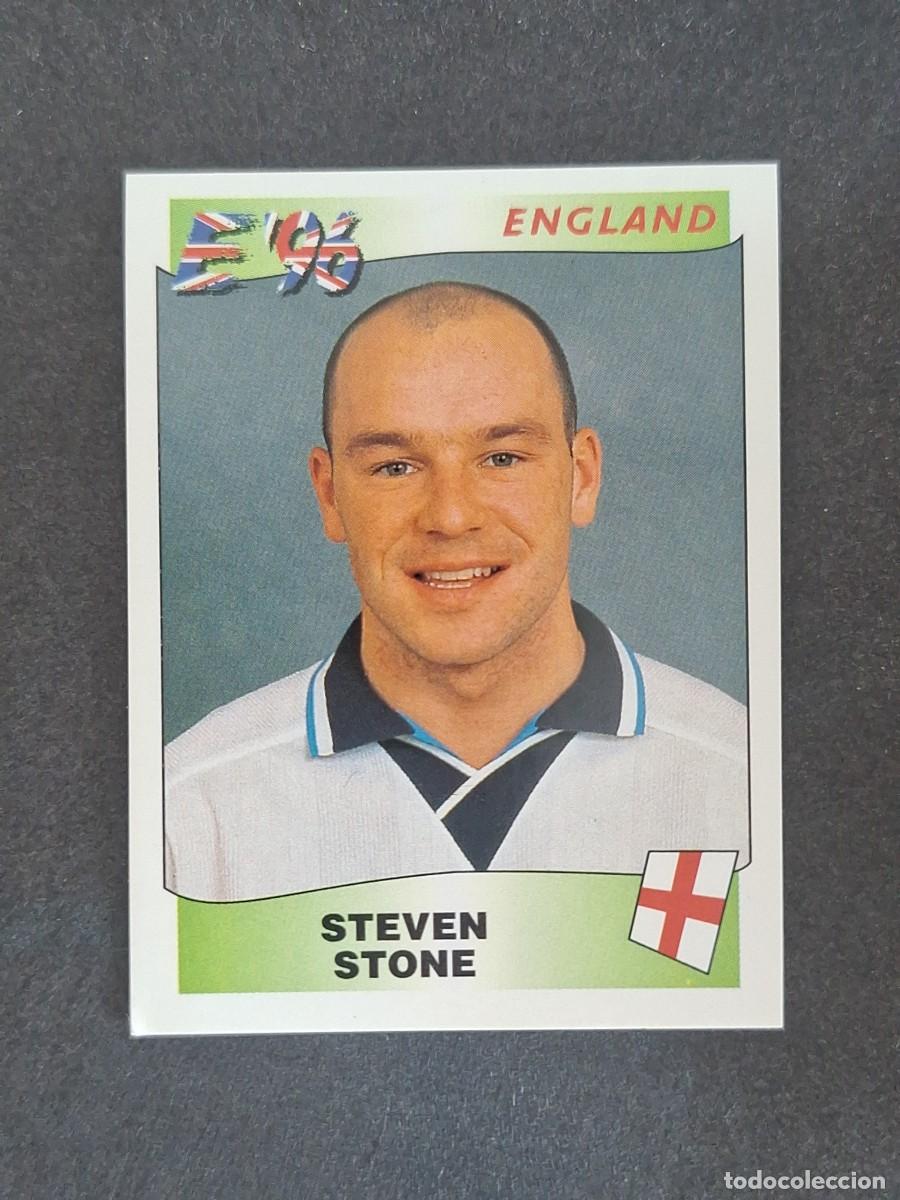 Cromos de f&uacute;tbol: L2 STEVEN STONE SELECCION INGLATERRA 46 EUROCOPA 1996 EURO 96 PANINI NUNCA PEGADO SIN PEGAR