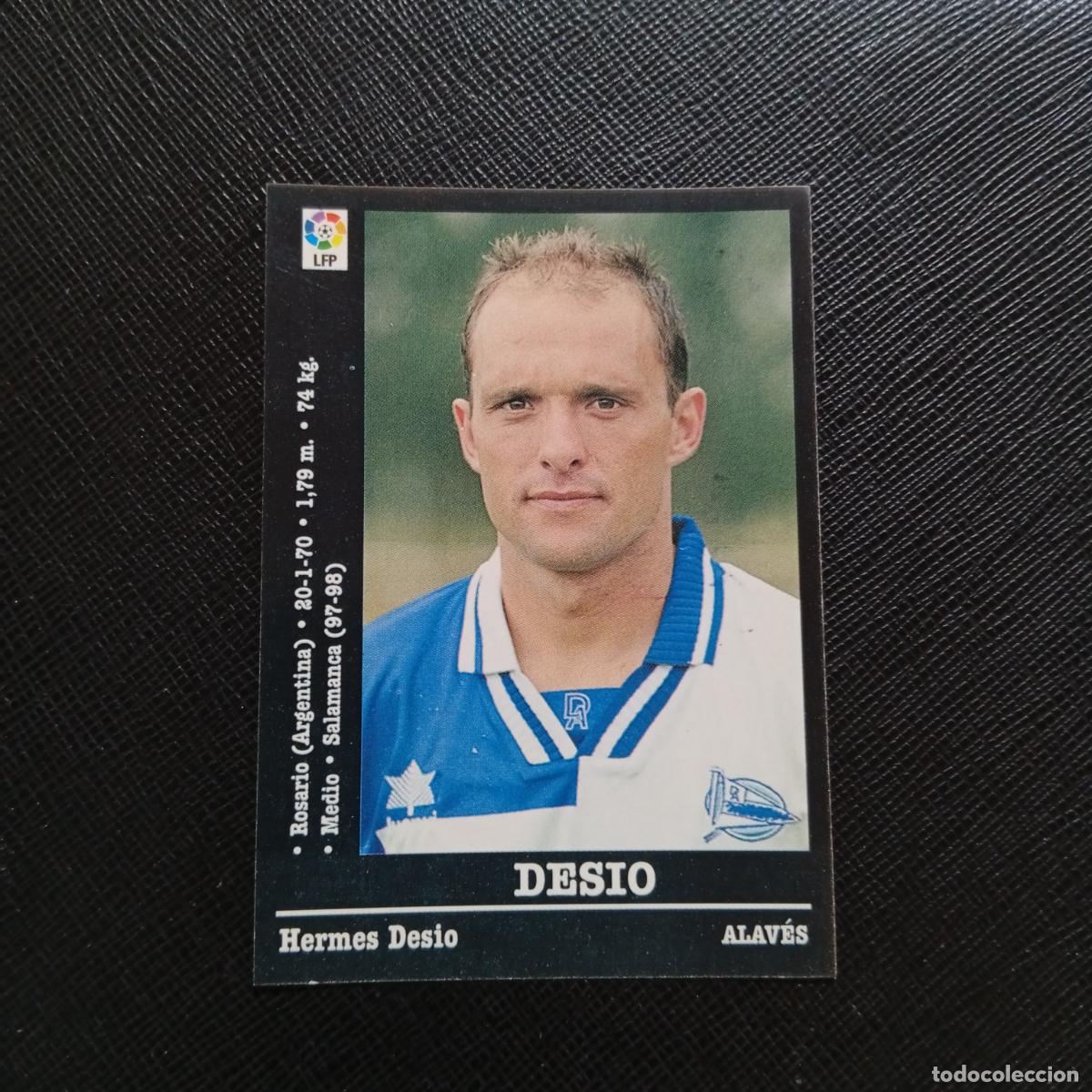 Cromos de f&uacute;tbol: 94 DESIO ALAVES PANINI 00 01 CROMO FUTBOL LIGA 2000 2001 - SIN PEGAR - A31 PG352