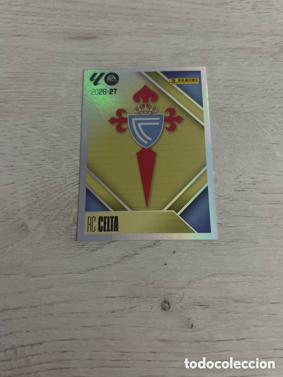 Cromos de f&uacute;tbol: Escudo 1 Celta de Vigo Liga Este 2026/27 26-27 Panini