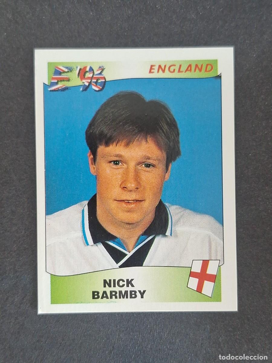 Cromos de f&uacute;tbol: L2 NICK BARMBY SELECCION INGLATERRA 49 EUROCOPA 1996 EURO 96 PANINI NUNCA PEGADO SIN PEGAR