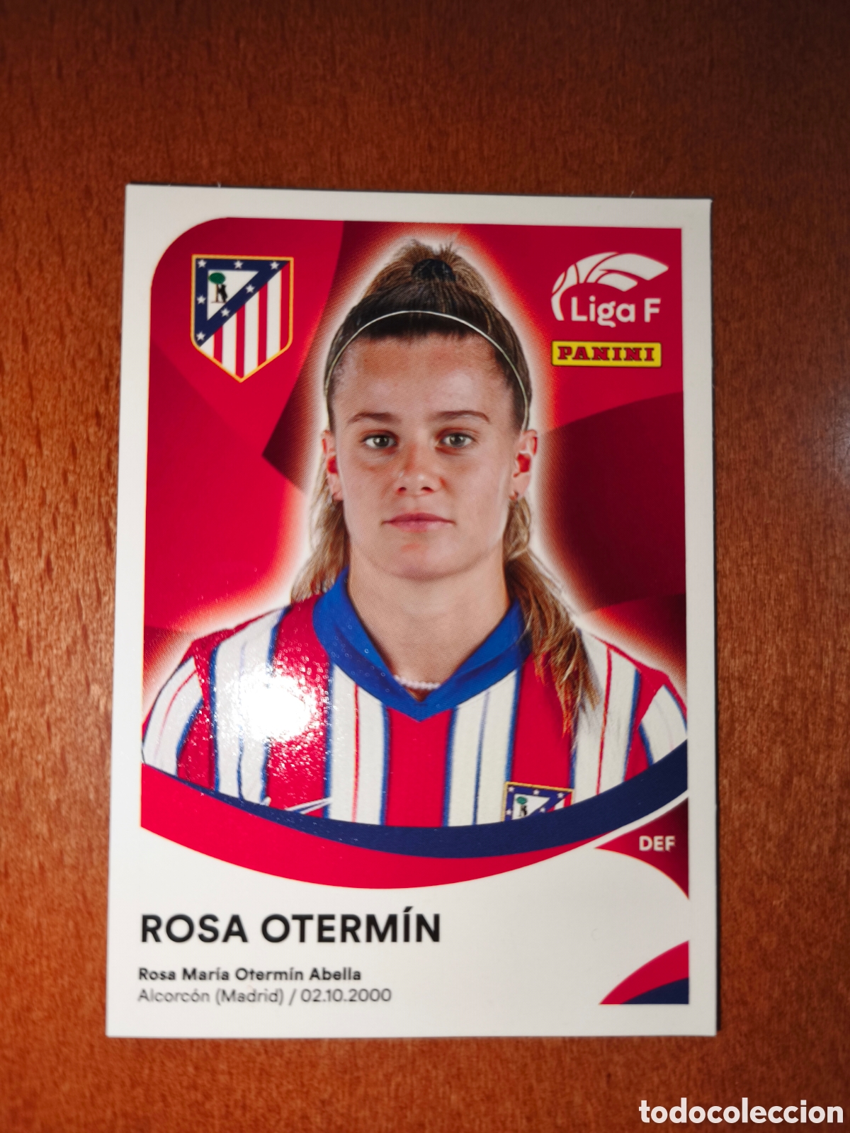 Cromos de f&uacute;tbol: Rosa Otermin n&deg;31 liga femenina f 24/25 Atl&eacute;tico De Madrid