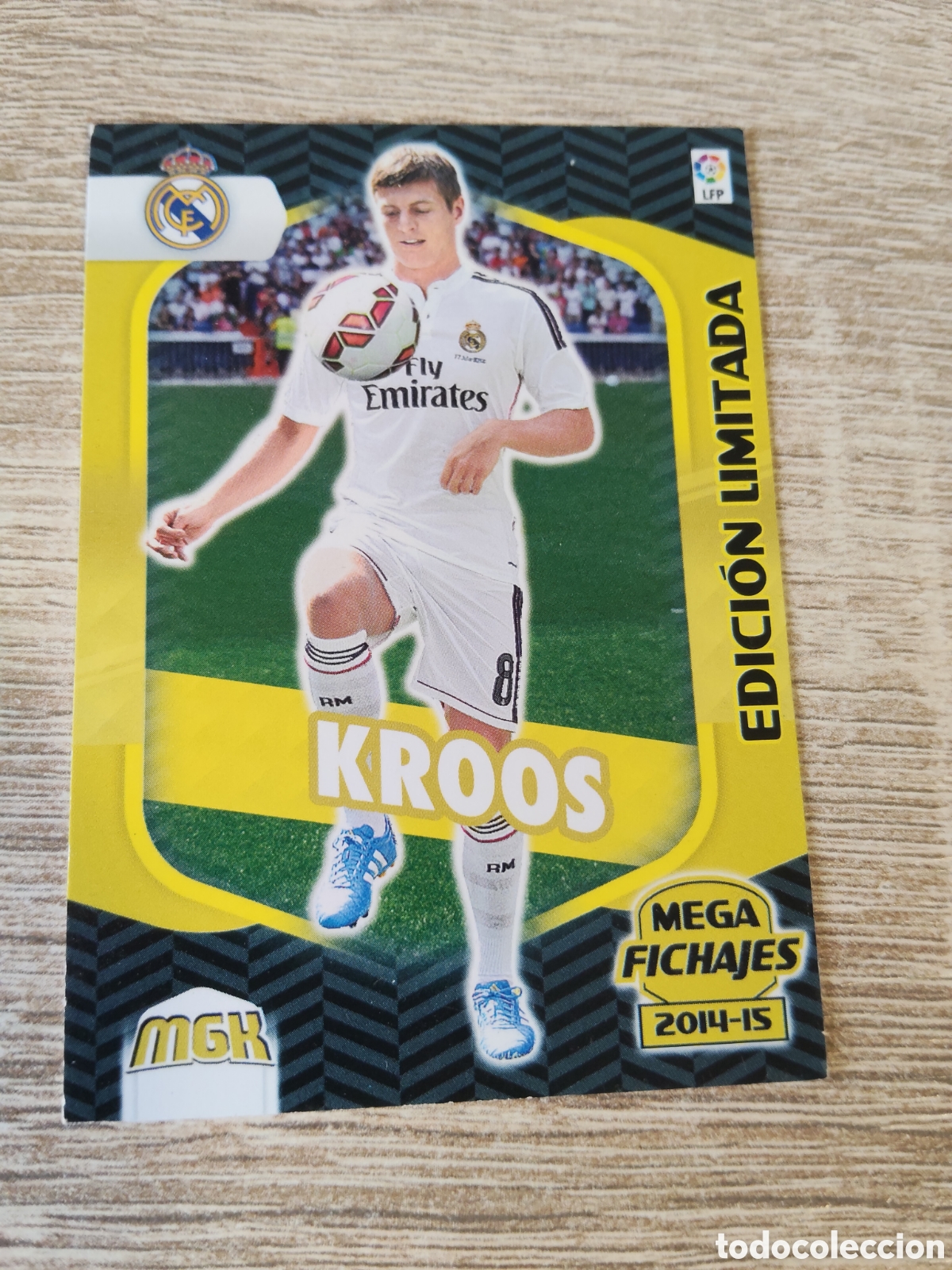 Cromos de f&uacute;tbol: Panini Megacracks 2014 2015 14 15 508 Kroos Real Madrid edici&oacute;n limitada