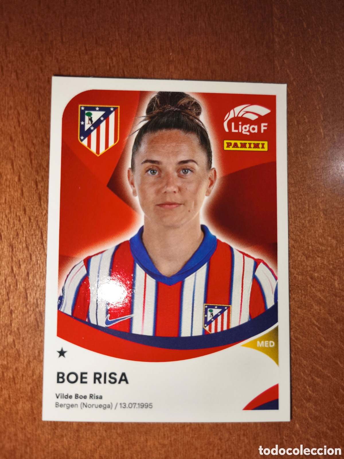 Cromos de f&uacute;tbol: Boe Risa n&deg;32 liga femenina f 24/25 Atl&eacute;tico De Madrid Femenino