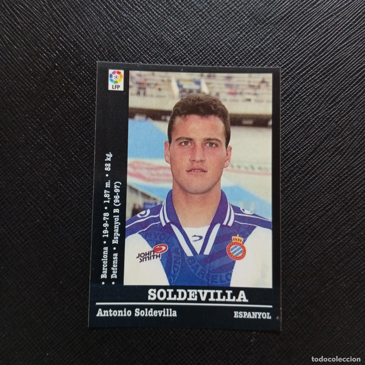 Cromos de f&uacute;tbol: 226 SOLDEVILLA ESPA&Ntilde;OL PANINI 00 01 CROMO FUTBOL LIGA 2000 2001 - SIN PEGAR - A31 PG361