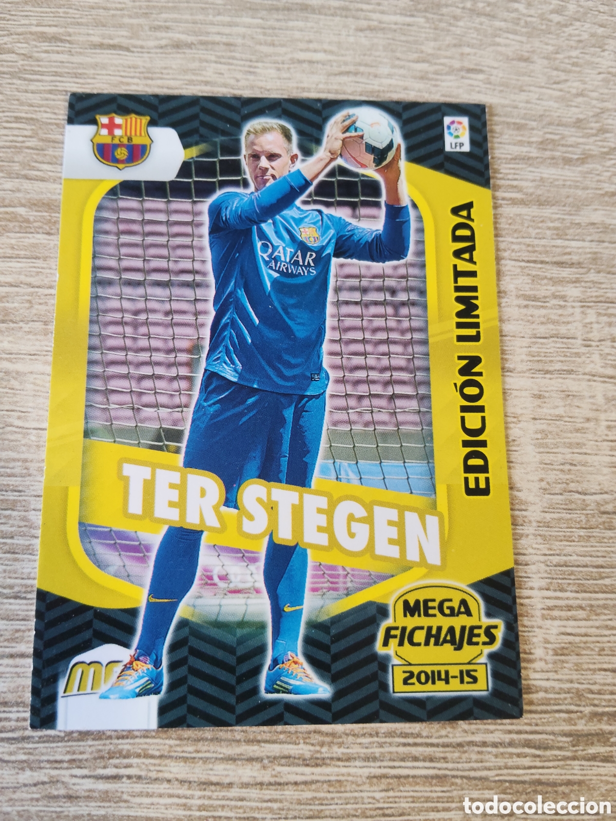 Cromos de f&uacute;tbol: Panini Megacracks 2014 2015 14 15 505 Ter Stegen Barcelona edici&oacute;n limitada
