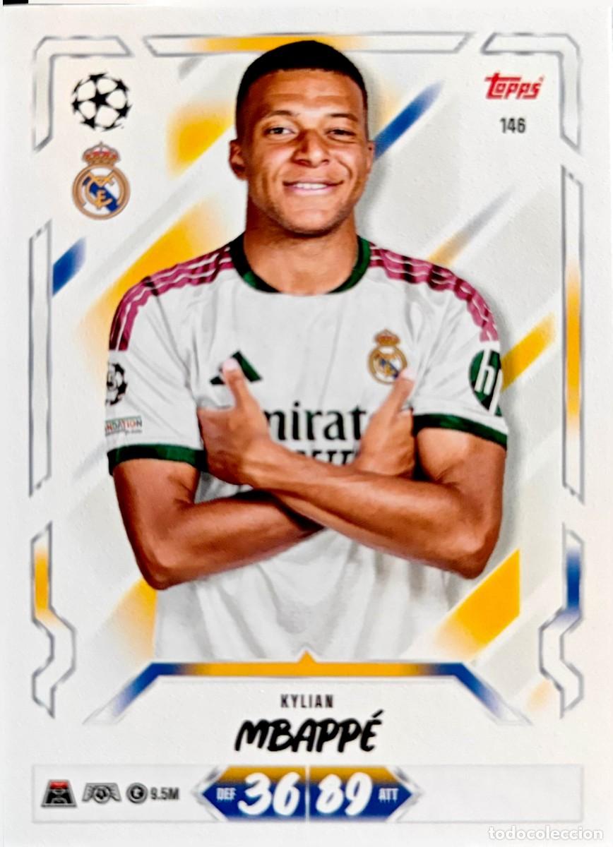 Cromos de f&uacute;tbol: 146 Kylian Mbappe - Real Madrid - TOPPS Match Attax 2026 2027 26 27