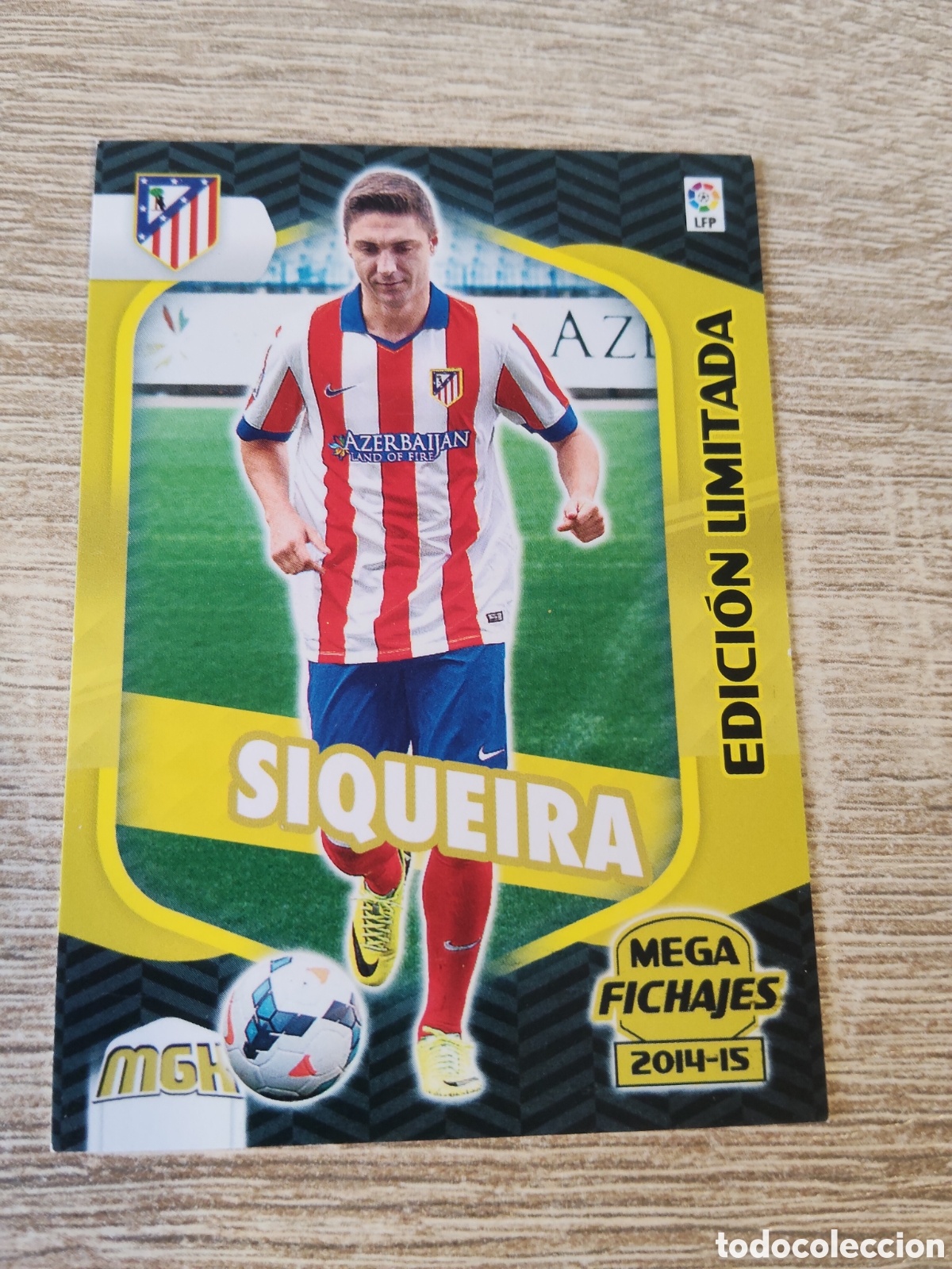 Cromos de f&uacute;tbol: Panini Megacracks 2014 2015 14 15 506 Siqueira Atl&eacute;tico de Madrid edici&oacute;n limitada
