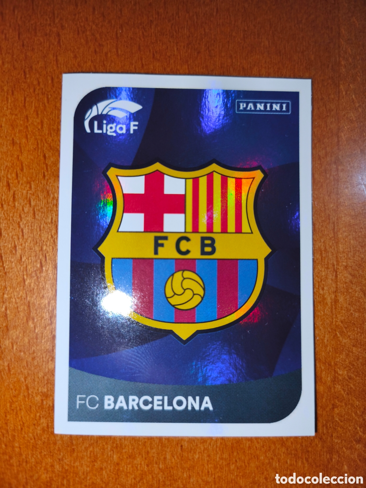 Cromos de f&uacute;tbol: Escudo FC Barcelona n&deg;42 liga femenina f 24/25