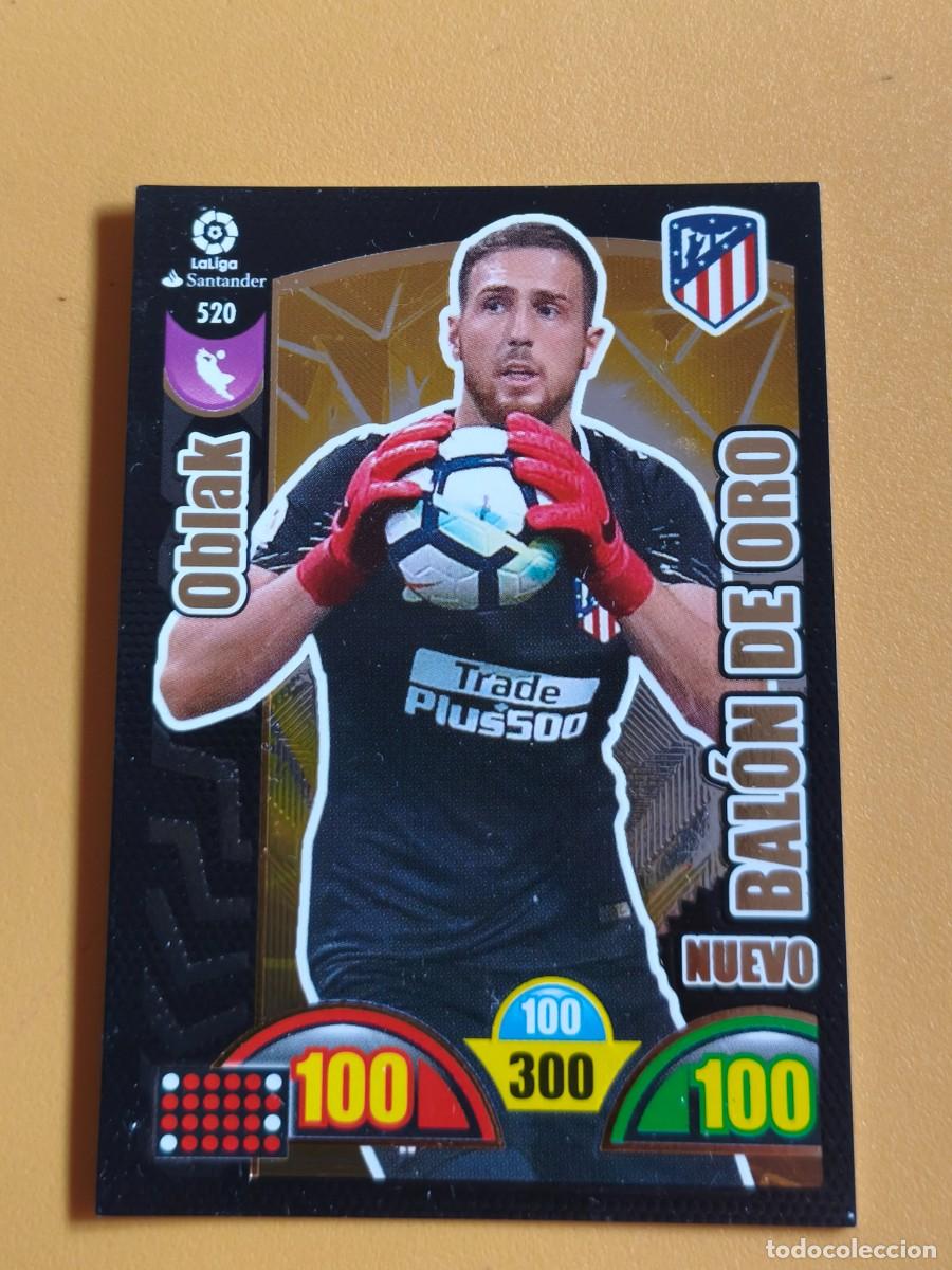 Cromos de f&uacute;tbol: oblak, 2017 18 nuevo balon oro