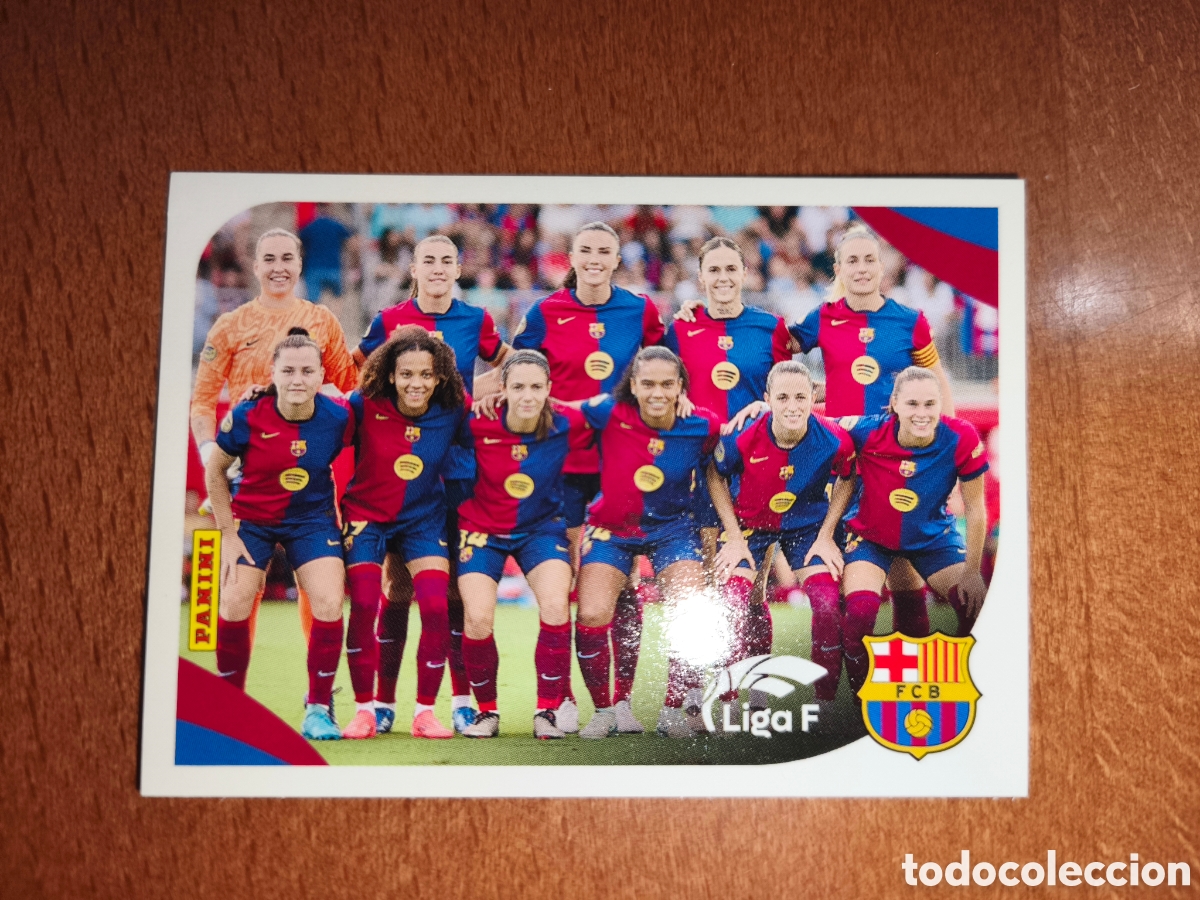 Cromos de f&uacute;tbol: Alineaci&oacute;n FC Barcelona n&deg;43 liga femenina f 24/25