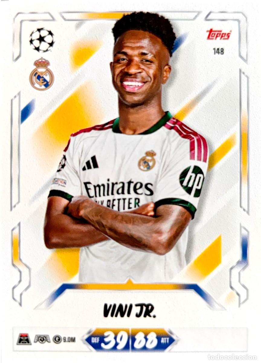 Cromos de f&uacute;tbol: 148 Vinicius Vini Jr - Real Madrid - TOPPS Match Attax 2026 2027 26 27