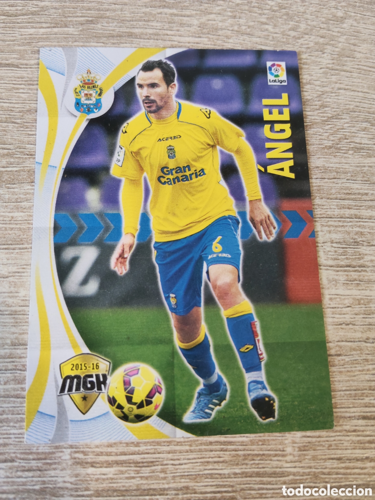 Cromos de f&uacute;tbol: Panini Megacracks 2015 2016 15 16 280 &Aacute;ngel Las Palmas