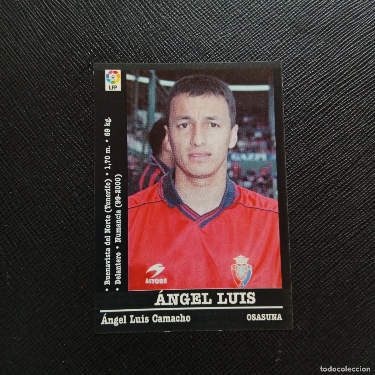 Cromos de f&uacute;tbol: 319 ANGEL LUIS OSASUNA PANINI 00 01 CROMO FUTBOL LIGA 2000 2001 - SIN PEGAR - A31 PG388